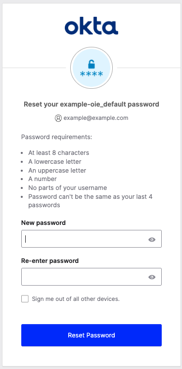 Choose Password