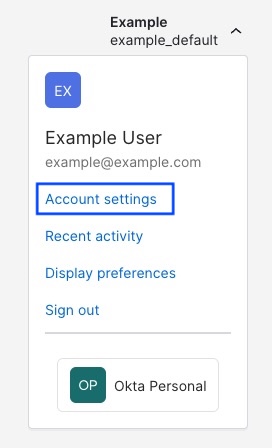 Account Settings