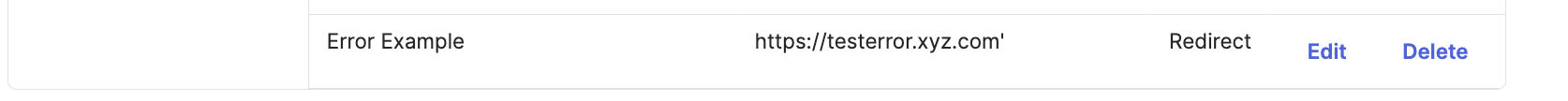 Example Error
