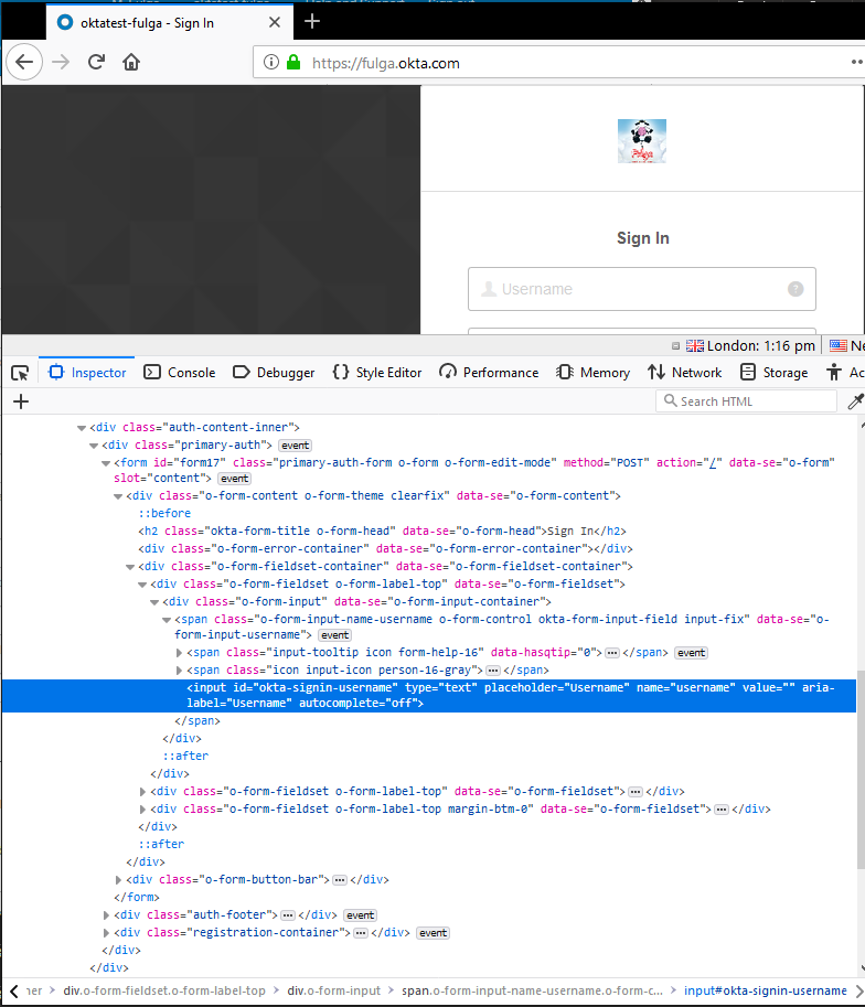 page inspector