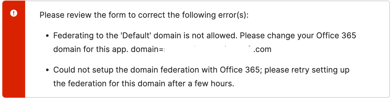 Error Message