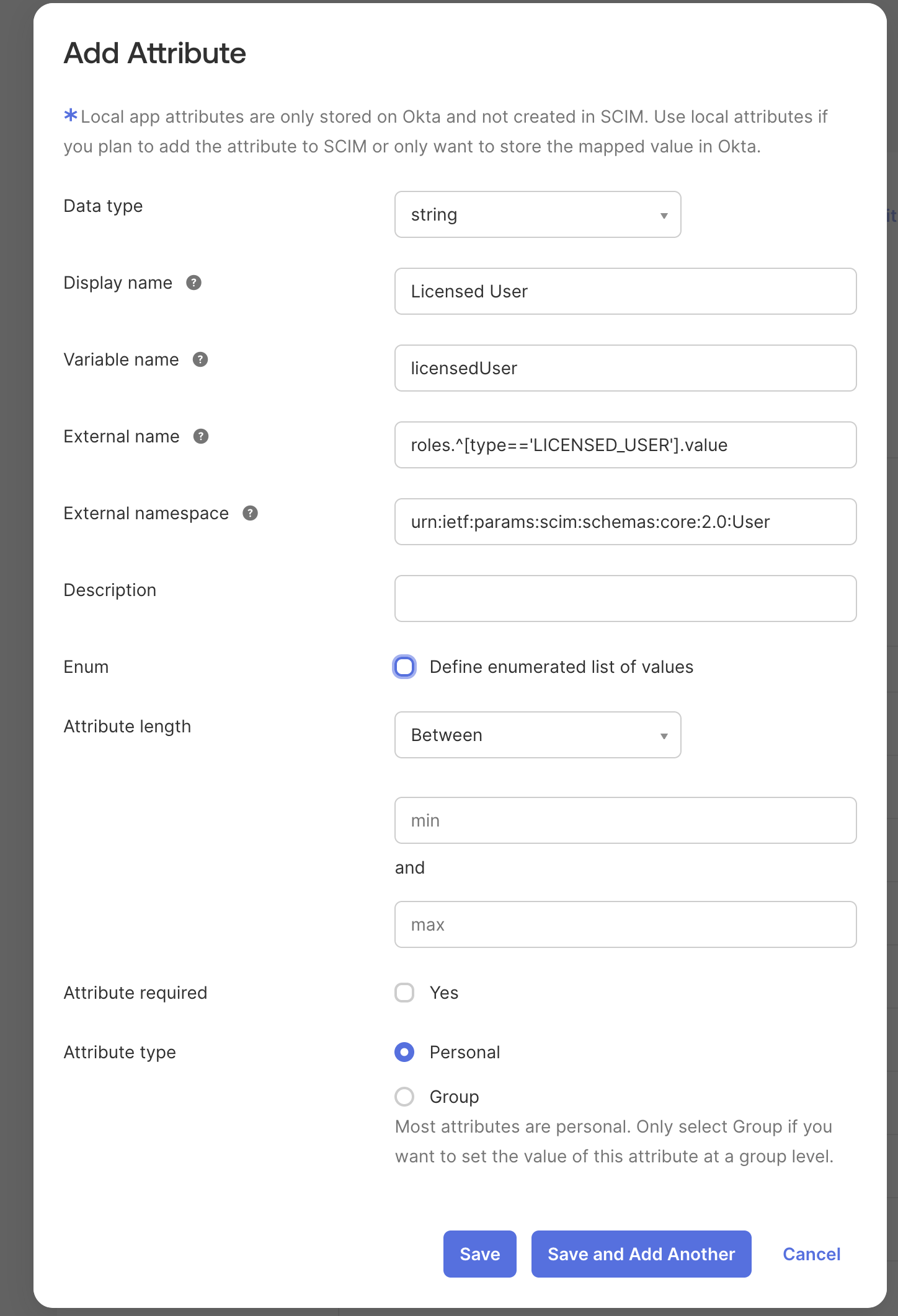 Add Attribute