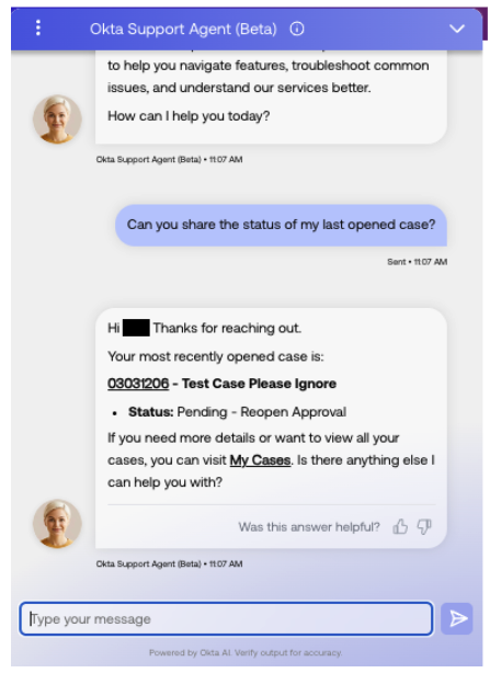 Authenticated Experience with Agent