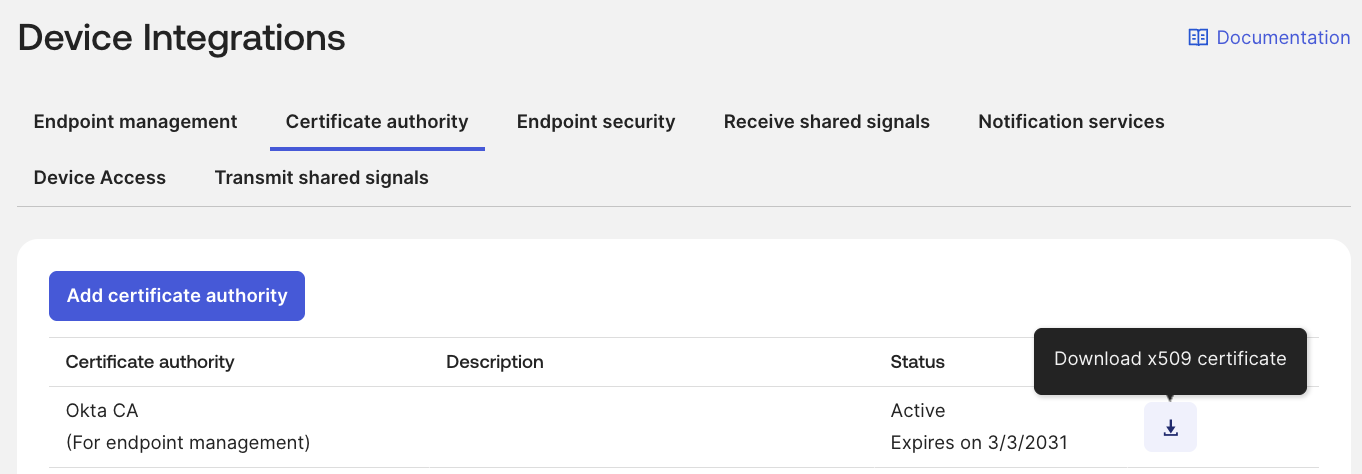 Device integrations