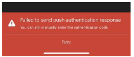 Error message