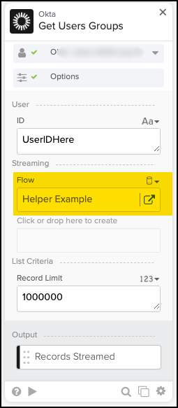 Get users groups