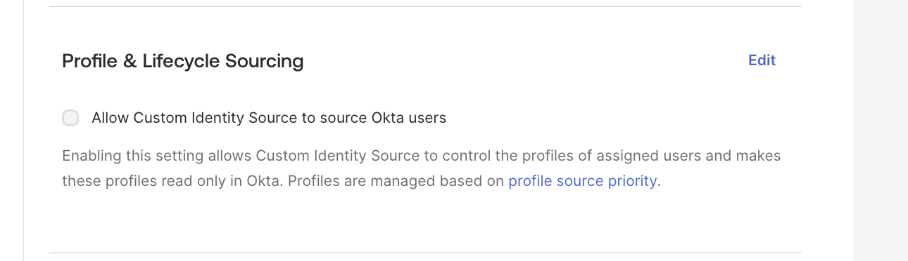 profile sourcing feature