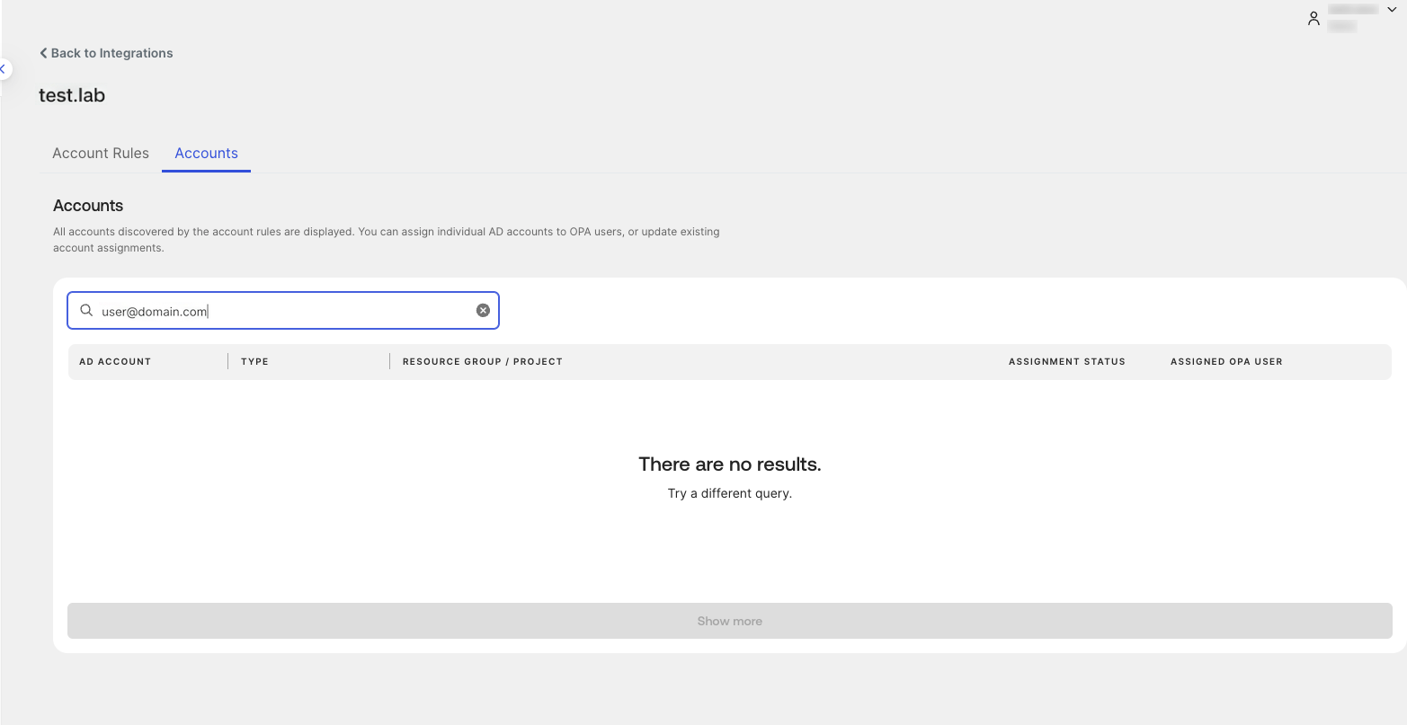 Searching for user by email returns no results