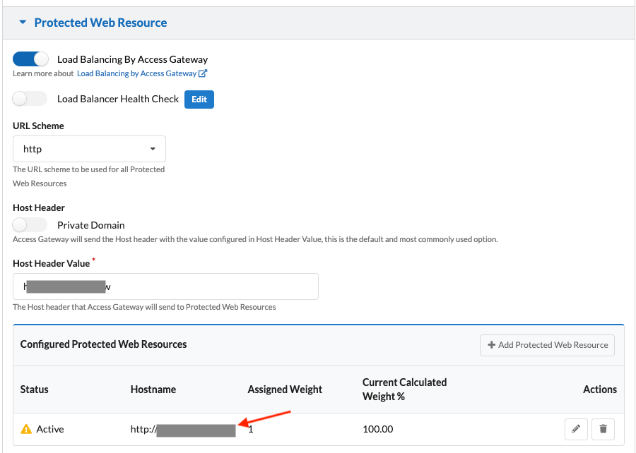 Protected Web Resource