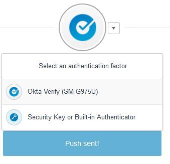 setting up okta verify with new phone